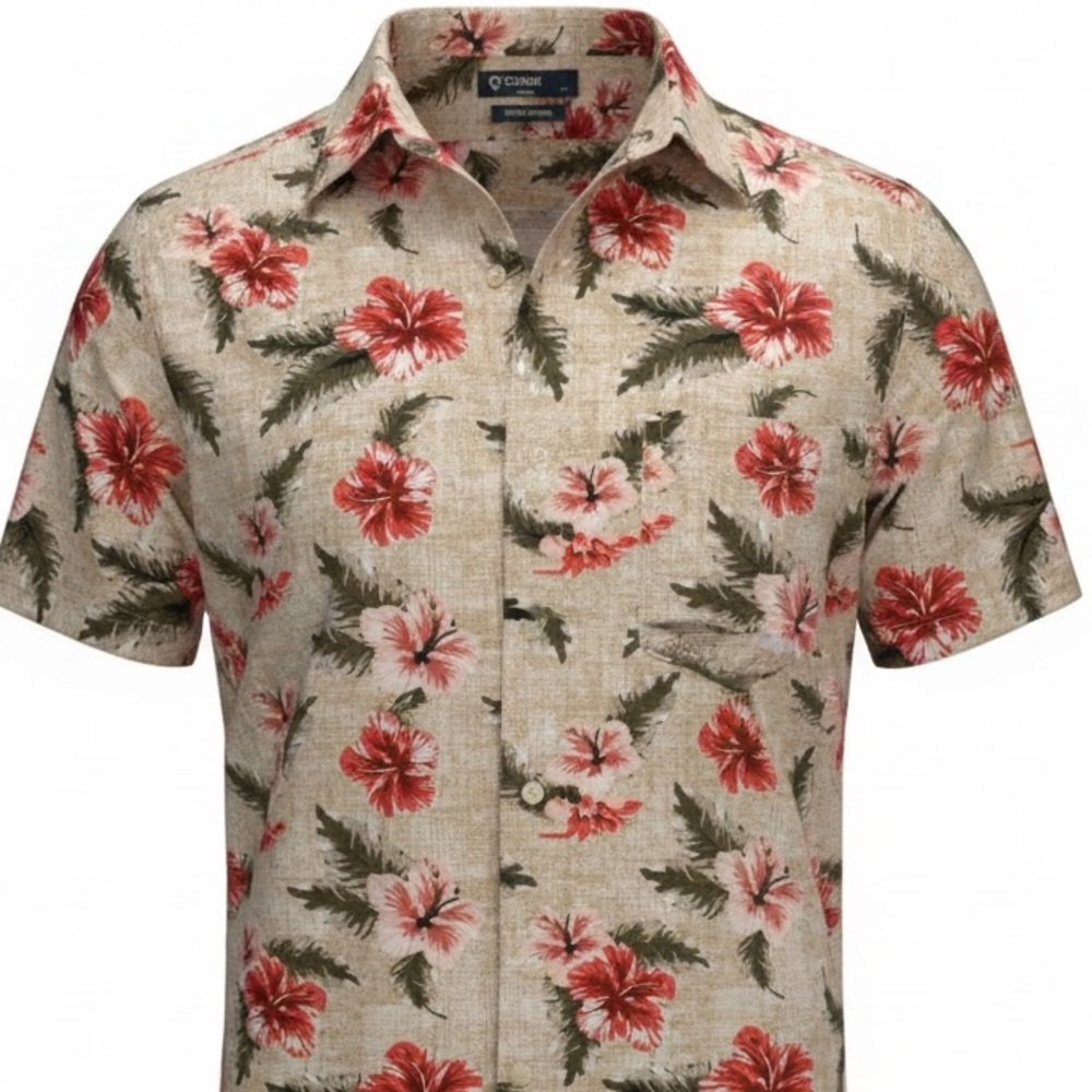 Cremieux Floral Supima Cotton Shirt XXL
